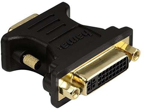 Hama VGA-DVI-Adapter, VGA-Stecker - DVI-Kupplung, vergoldet, geschirmt