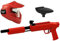 Valken Kinder Kids Gotcha Gun inkl. MI-3 Maske und Loader 120-cal. 50, 0.5 J-red Paintball Markierer Set, rot, M