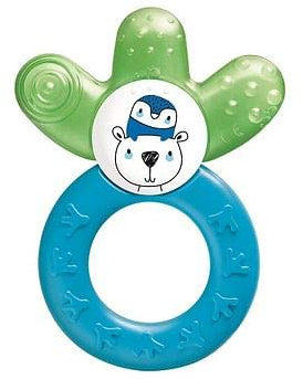 MAM Cooler Maschio Singolo - BPA-freier Lutscher für Babys ab 4 Monaten - Grün und Hellblau
