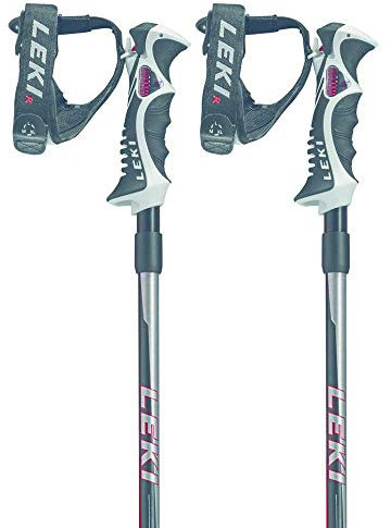 LEKI Hot Shot S Skistöcke, Schwarz, 110 cm