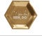 Neviti 776100 Woo Hoo Hen Do-Paper Plate-8 Pack, Gold, 27 x 27 x 0.5