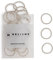 HELIUMS kleine Haargummis – Aschblond – 2,5cm Mini Haargummis für feines Haar, Kinder, Damen, Herren – für Pferdeschwanz, dünne Zöpfe, Hochsteckfrisur, Dreads, Braids – neutrale Farben – 48 Stück