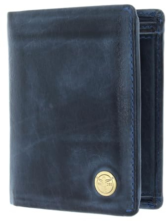 Chiemsee Geldbörse Echt Leder blau Herren, Damen - 020489