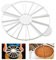 Tranche à gâteau ronde et trancheuse à tarte, séparateur de gâteau, emporte-pièce à fromage, marqueur double face, 10 ou 12 tranches - Fonctionne pour gâteaux jusqu'à 40,6 cm de diamètre.