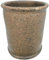 Maceta de barro rustica CILINDRO G exterior e interior 25 x 24 cm