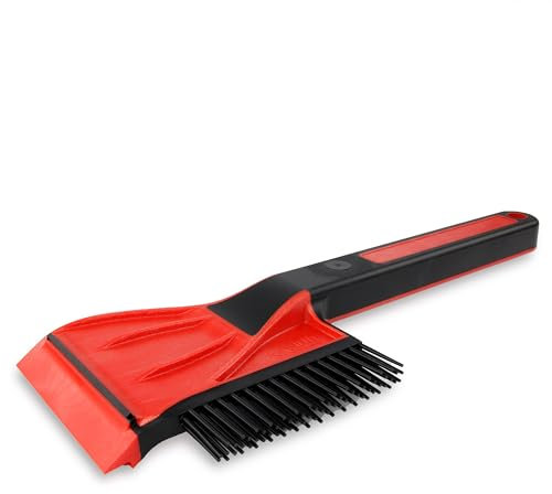 Wirth – 2-in-1 Eiskratzer mit Schneebesen – robuster, Rutschfester Eisschaber für müheloses Eisentfernen - Made in Germany