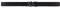 Armani Exchange Men's Essenial, Double face, Metal Logo Plaque Belt, Black/Dark Brown, 30