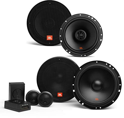 Mediadox Front/Heck 16,5cm/165mm Auto Lautsprecher/Boxen/Speaker Komplett-Set von JB.L kompatibel für Skoda