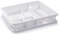 Acan Tradineur - Escurreplatos de Plástico - Fabricado en plástico - Organizador de Cocina, Escurridor con Bandeja para Cocina - 48 x 38 x 9 cm - Color Blanco