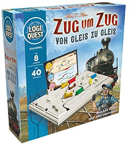 Asmodee | Mixlore | Logiquest – Zug um Zug | Familienspiel | Rätselspiel | 1 Spieler | Ab 8+ Jahren | 15+ Minuten | Deutsch