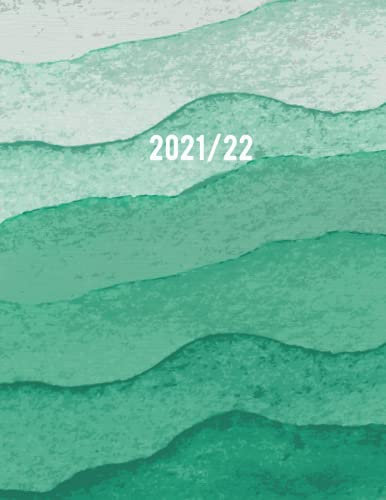 Lehrerkalender 2021 / 2022: 170+ Seiten inkl. Ferienkalender, Stundenplänen & Mehr | Schuljahresplaner A4+ nachhaltig & klimaneutral (Grünes Design)