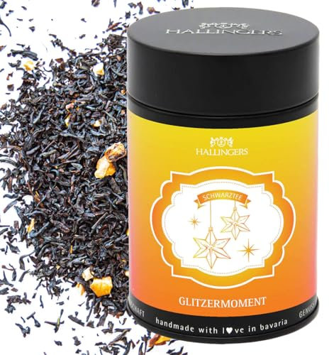 Hallingers Genuss Manufaktur Loser Schwarz-Tee mit Vanille, Apfel & Orange|Made in Bayern
