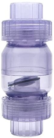 résister à la haute pression et à la température e 25mm 32mm clapet anti-retour Transparent PVC clapet anti-retour à sens unique raccord de tuyau connecteur d'eau for aquarium d'irrigation de jardin