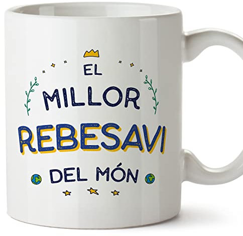 MUGFFINS Tazas para TATARABUELO - En Catalán - El Millor del Món - 11 oz / 330 ml - Regalo original y divertido