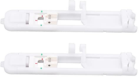 2 Stück Ein-Schritt-Knopfloch-Nähfuß 10,4 x 2,5 cm Knopflochmacher Werkzeug für Juki, Singer Nähmaschine Automatischer Ein-Schritt-Knopfloch-Nähfuß Professionelle Nähmaschinen-Nähfüße