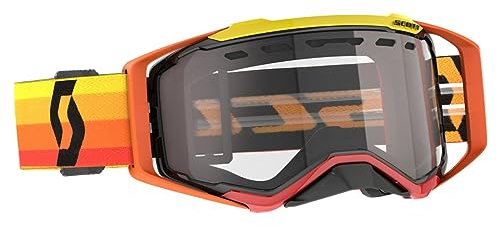 Scott Prospect Enduro MX Goggle Cross/MTB Brille orange/gelb/klar