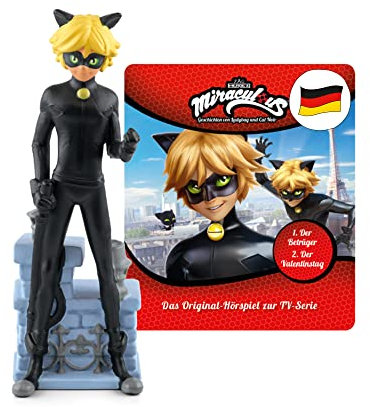 tonies Hörfiguren für Toniebox, Miraculous – Der Betrüger/Der Valentinstag, Original-Hörspiel zur TV-Serie, für Kinder ab 6 Jahren, Spielzeit ca. 46 Minuten