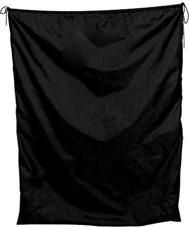 JISADER Tasche mit Großem Fassungsvermögen, wasserdichte Aufbewahrungstasche mit Kordelzug, Schwarz, 110x140cm