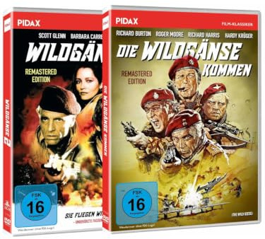 Die Wildgänse kommen + Wildgänse 2 – Sie fliegen wieder - Zwei spektakuläre Söldner-Action Filme mit Weltstarbesetzung (2 DVDs)