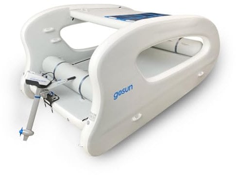 GOSUN All-Electric Solar Powered Boat | Eco-Friendly, Long-Range & Portable Solar-Powered Watercraft | Dual Charging, Silent Electric Propulsion, Zero-Emission PVC Boat