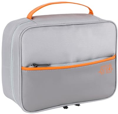FAVORTALK Travel Pouch 3-Layers Multipurpose Electronic Organiser Removable Bulkhead Waterproof Cable Bag Fit for SD Charger Travel Accessories, Gray 1 B21510