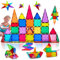 Magnetic Tiles Toys for Kids Age 3+, Magnetic Building Blocks Set Creativity Gifts for Boys Girls Christmas Birthday-34pcs