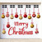 KAHEIGN 31Pcs Weihnachtsmagnete für Garagentor, Merry Christmas Magnet Aufkleber Weihnachtskugeln Schleifen Dekorative Magnete, Weihnachten Garagentor Magnet Dekoration Weihnachten Garagen Aufkleber