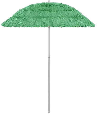 LLEZKBR Furniture Select-Hawaii - Sombrilla de playa verde 180 cm