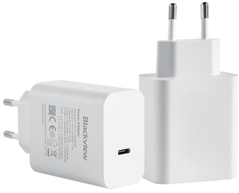 Caricatore USB C Rapido 45W Porto Presa usb QC3.0 Caricatore Carica Cellulare, Spina Alimentatore USB C Caricabatterie per Samsung Apple Blackview Smartphone, Spinotto Muro Adattatore