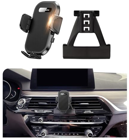 soukeo Upgraded Car Phone Holder Fits for BMW 2017-2023 5 Series and 2018-2023 BMW M5 Auto Accessories,Cradles Adjustable Cell Phone Mount for 4-7 in Phones