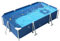 Marco Piscina 120-300cm Acero Pro Rectángulo Piscina Elevada Piscina Elevada Rectangular Familiar Piscina Elevada Piscina Exterior Jardín(300 * 201 * 66cm)