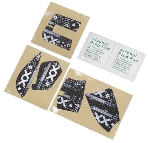 Silikon-Aufkleber für MX 3 / 3S, Schwarz/Weiß, bedrucktes Aufkleber-Set zur Personalisierung von Schutz, präzise Verpackung