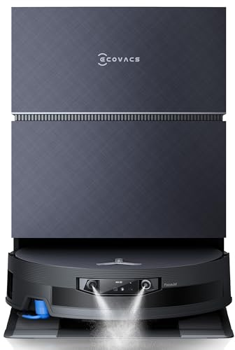 ECOVACS Deebot X12 Pro Omni Saugroboter mit FocusJet Technologie, Blast + 22000Pa, PowerBoost Plus Ultra-Schnell, OZMO Roller 3.0, ZeroTangle 4.0, max. Aufstieg von 4 cm, TruEdge 3.0, Schwarz