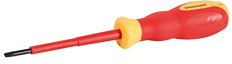 Silverline VDE Soft-Grip Electricians Screwdriver 0.5 x 3 x 75mm (802857)