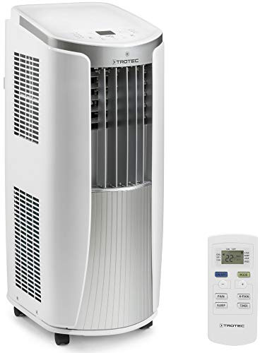 TROTEC Lokales mobiles Klimagerät Klimaanlage PAC 2610 E mit 2.6 kW / 9.000 Btu (EEK: A) 3-in-1-Klimaanlage: Kühlung, Ventilation, Entfeuchtung (Timer, 3 Ventilationsstufen, Fernbedienung, uvm.)