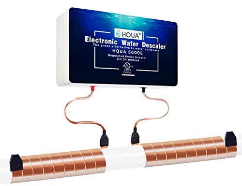 HQUA Descalcificador electrónico de agua 5000E