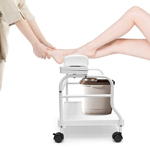 Salon de beauté ou Salon de l'ongle Chariot Portable pour Le Repos du Pied ou Pedicure Elitzia