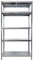 Scaffalatura metallica Maciste - ALTA PORTATA - scaffale in metallo Zincato - 5 Ripiani- Portata 1.300 Kg (120x60x195h)