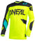 O'NEAL | Motocross-Trikot | Enduro MX | Atmungsaktiv, Gepolsterter Ellbogenschutz, Passform für maximale Bewegungsfreiheit | Element Jersey Racewear | Erwachsene | Schwarz Neon-Gelb | Größe L