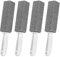 HO2NLE 4pcs Limpieza de Piedra Pómez Natural con Mango Cleaning Block Wc Cepillo Piedra Pomez para Limpieza Taza Inodoro Plato Olla Rust Parrilla Piscina Plancha Baldosa