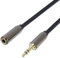 PremiumCord Câble d'Extension StereoJack 3,5 mm, Fiche vers Prise StereoJack 3,5 mm, Câble d'Extension Audio AUX Headset, Blindé, Connecteur Métallique, M/F, Longueur 5 m