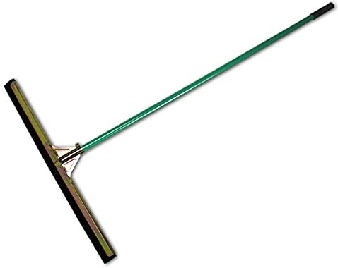 R.G. Wasserschieber Metall Stiel 135cm Bodenabzieher Bodenwischer Wasserabzieher Moosgummi Fensterabzieher Profi-Abzieher (55 cm)