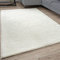 THE RUGS Living Room Rug - Shaggy Soft And Elegant Carpets For The Bedrooms And Kitchen, Easy To Clean, Many Different Sizes (120x170 cm, White)