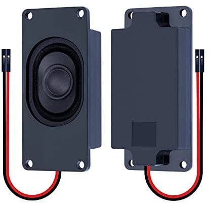 CQRobot Mikrolautsprecher 5 Watt 8 Ohm Geschlossene Audio- und Subwoofer-Lautsprecher Woofer-Lautsprecher Kompatibel mit Arduino. 2,54 mm Dupont-Schnittstelle, für Kleines DIY-Elektronikprojekt.