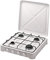 SOLTHERMIC LP400 HORNILLO A GAS 4 QUEMADORES COLOR BLANCO