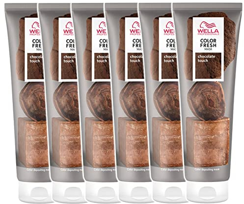 6er Wella Professionals Color Fresh Mask Chocolate Touch 150 ml