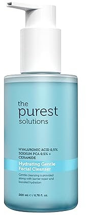 The Purest Solutions Befeuchtender Sanfter Gesichtsreiniger - 0,5% Hyaluronsäure + 0,5% Natrium PCA + Ceramid
