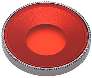 Camera Dive Filter, Red Filter Underwater Photographic Filter Lens, Camera Diving Filter Red Optical Glass with Storage Box for Action 3