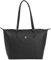 Tommy Hilfiger Damen Tote Bag Tasche Poppy Plus mit Reißverschluss, Schwarz (Black), Onesize