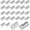 Riisoyu 30 Stück Nutensteine M8, T-Nut Muttern mit Zentrierung und Kugel für Aluminiumprofile der 40-Serie